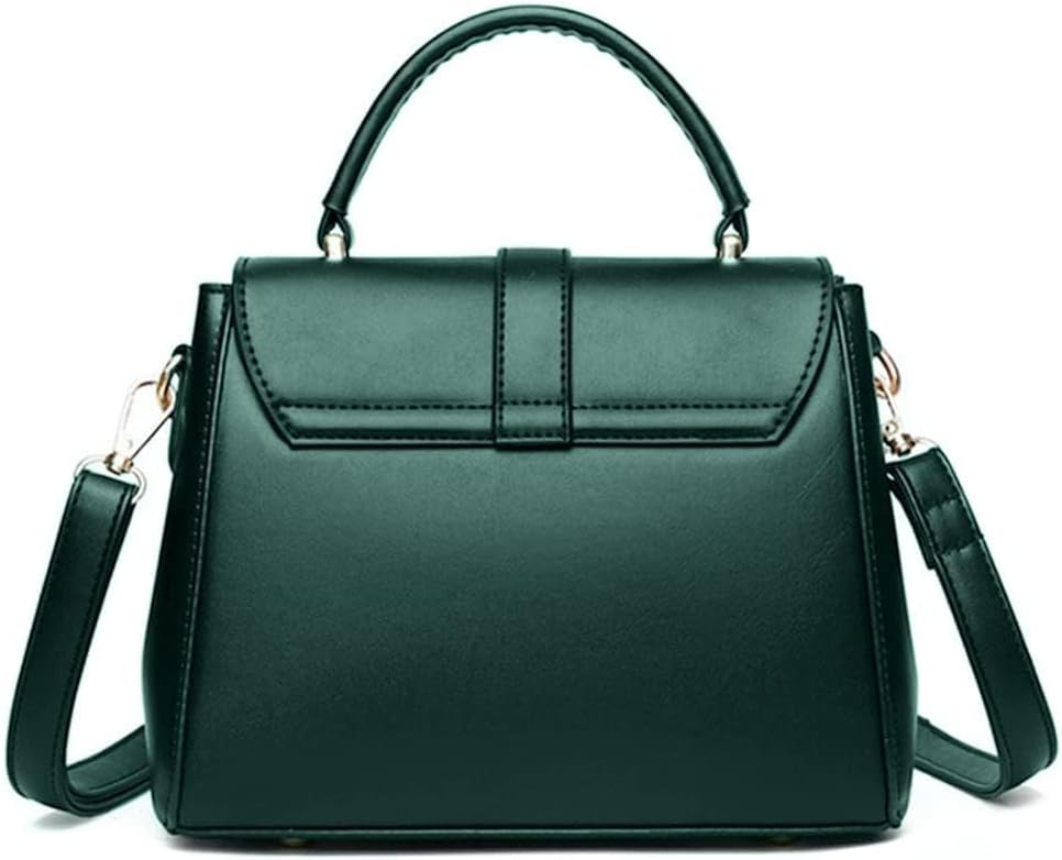 Women's Retro PU Leather Handbag: Soft Crossbody Purse for Females, Single Shoulder Style.