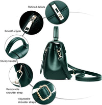Women's Retro PU Leather Handbag: Soft Crossbody Purse for Females, Single Shoulder Style.