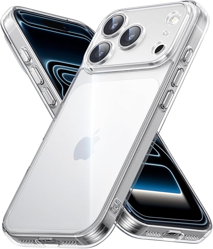 UGREEN Clear Case for iPhone 17 Pro Max – Military-Grade Protection, Anti-Yellow, Ultra Slim Transparent Cover | Falcon Drop UAE