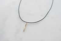 Choker with Gold Pendant